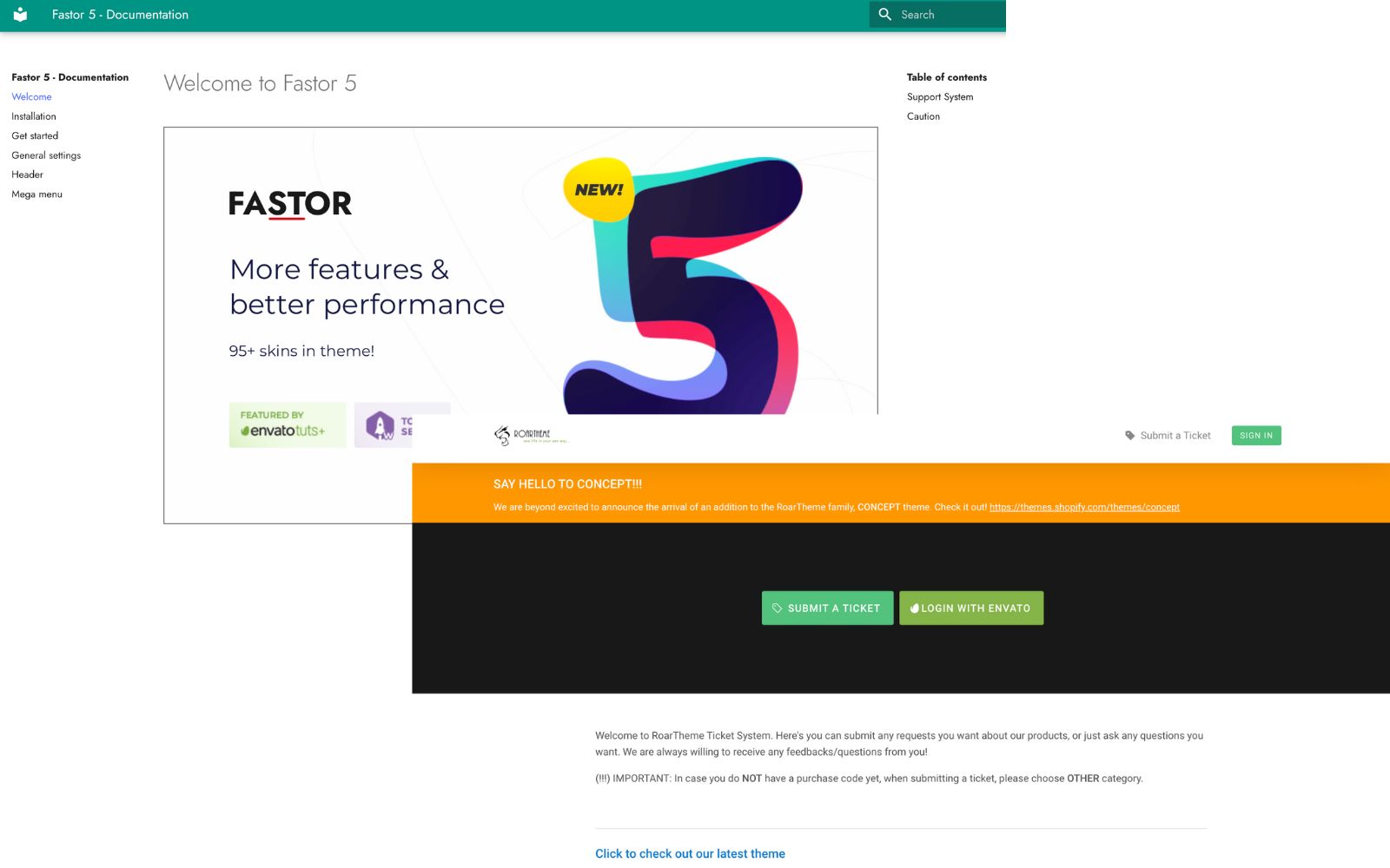 Fastor Theme Shopify: Customer support